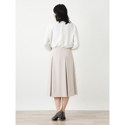 レリアン Leilian タックプリーツブラウス【ROCHAS Premiere】 （ベージュ）｜詳細画像