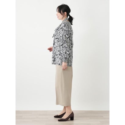ペイズリーボウタイブラウス【ROCHAS Premiere】 （サックスブルー）｜詳細画像