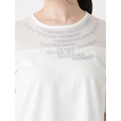 ロゴTシャツ【MUSE BY ROCHAS Premiere】 （アイボリー）｜詳細画像