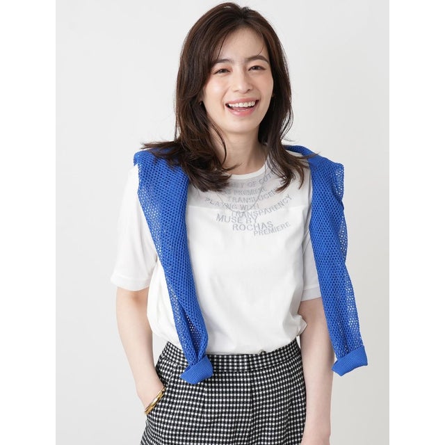 ロゴTシャツ【MUSE BY ROCHAS Premiere】 （アイボリー）