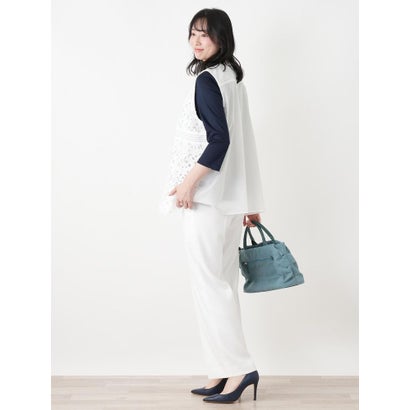 ジップアップレースベスト【MUSE BY ROCHAS Premiere】 （アイボリー）｜詳細画像