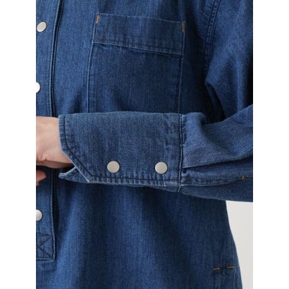 ワンポケットデニムシャツ【L JEANS】 （ブルー系）｜詳細画像