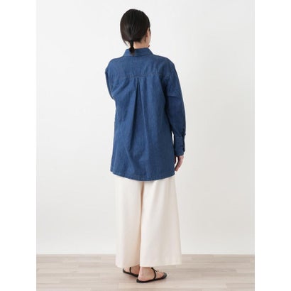 ワンポケットデニムシャツ【L JEANS】 （ブルー系）｜詳細画像