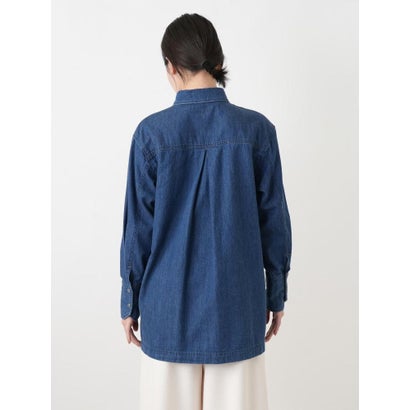ワンポケットデニムシャツ【L JEANS】 （ブルー系）｜詳細画像