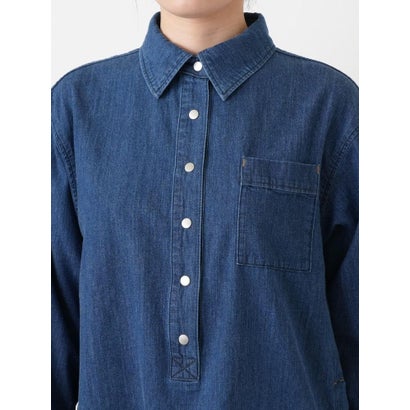 ワンポケットデニムシャツ【L JEANS】 （ブルー系）｜詳細画像