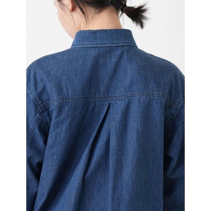 ワンポケットデニムシャツ【L JEANS】 （ブルー系）｜詳細画像