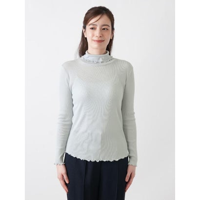 レリアン Leilian タートルネックプルオーバー【Leilian WHITE LABEL】 （レッド系）｜詳細画像