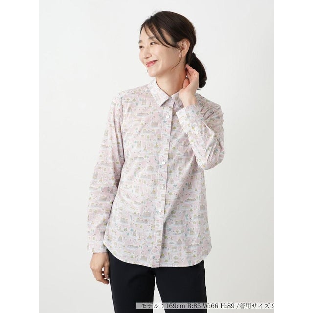 LIBERTYプリントシャツブラウス【25年10月カタログ】 （ピンク系）