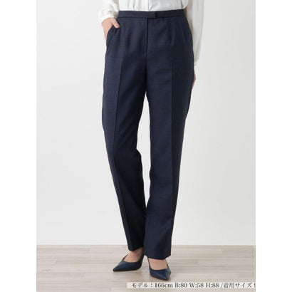 テーパードパンツ【LORO PIANA】 （ネイビー）｜詳細画像