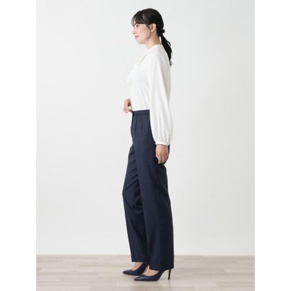 テーパードパンツ【LORO PIANA】 （ネイビー）｜詳細画像