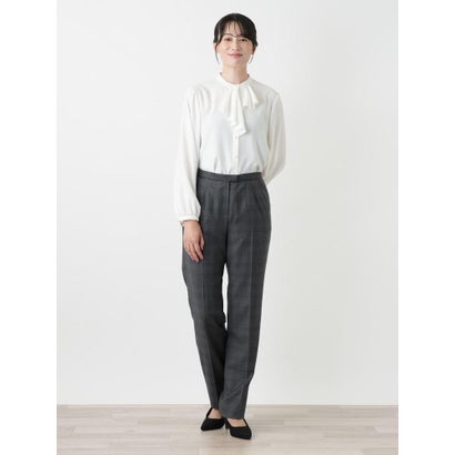 テーパードパンツ【LORO PIANA】 （ネイビー）｜詳細画像