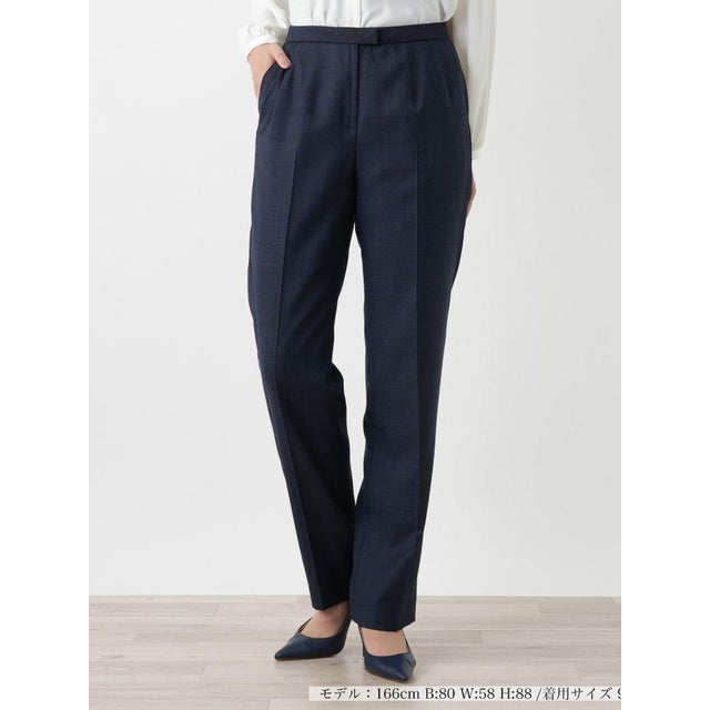 テーパードパンツ【LORO PIANA】 （ネイビー）