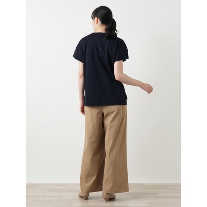 レリアン Leilian ロゴデザインTシャツ （アイボリー）｜詳細画像