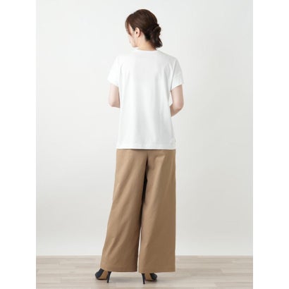 レリアン Leilian ロゴデザインTシャツ （アイボリー）｜詳細画像