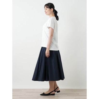 レリアン Leilian ロゴデザインTシャツ （アイボリー）｜詳細画像