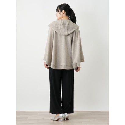 ニットポンチョ【ROCHAS Premiere】 （アッシュグレー）｜詳細画像