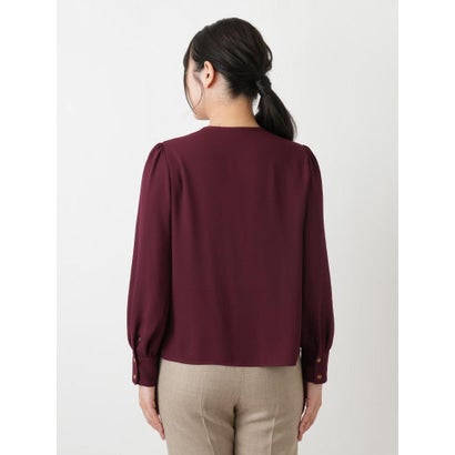 ラッフルフリルブラウス【ROCHAS Premiere】 （アイボリー）｜詳細画像