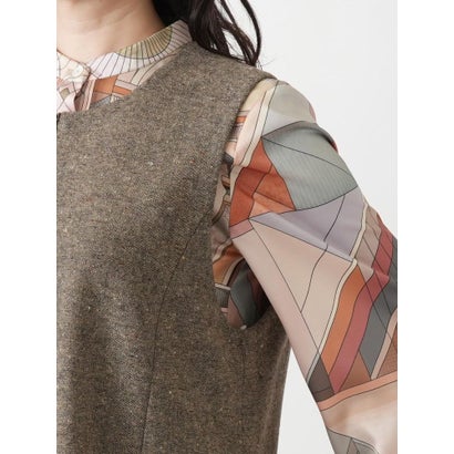 レリアン Leilian ジャンパースカート （グレー）｜詳細画像