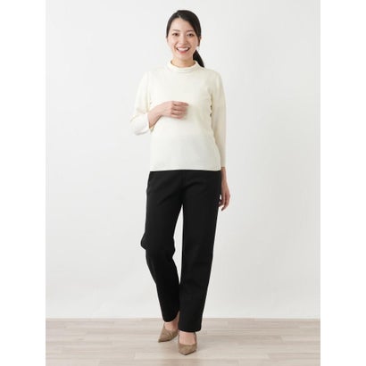 ボンバーヒートストレートパンツ （チャコールグレー）｜詳細画像