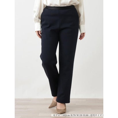 ボンバーヒートストレートパンツ （ネイビー）｜詳細画像