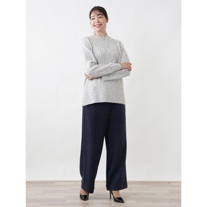 レリアンプラスハウス Leilian PLUS HOUSE ストレッチパンツ【ROCHAS Premiere】 （ベージュ）｜詳細画像