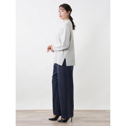 レリアンプラスハウス Leilian PLUS HOUSE ストレッチパンツ【ROCHAS Premiere】 （ベージュ）｜詳細画像