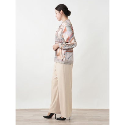 レリアンプラスハウス Leilian PLUS HOUSE ストレッチパンツ【ROCHAS Premiere】 （ベージュ）｜詳細画像