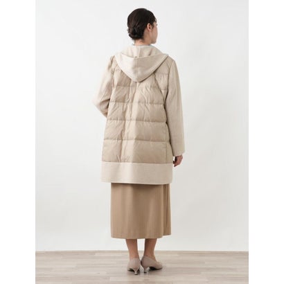 レリアンプラスハウス Leilian PLUS HOUSE ドッキングダウンコート【ROCHAS Premiere】 （ベージュ）｜詳細画像