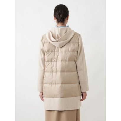 レリアンプラスハウス Leilian PLUS HOUSE ドッキングダウンコート【ROCHAS Premiere】 （ベージュ）｜詳細画像