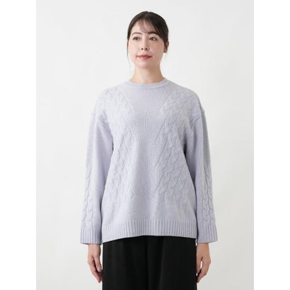 レリアンプラスハウス Leilian PLUS HOUSE プルオーバーニット【ROCHAS Premiere】 （ライラック）｜詳細画像