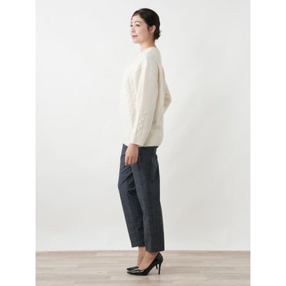 レリアンプラスハウス Leilian PLUS HOUSE プルオーバーニット【ROCHAS Premiere】 （ライラック）｜詳細画像