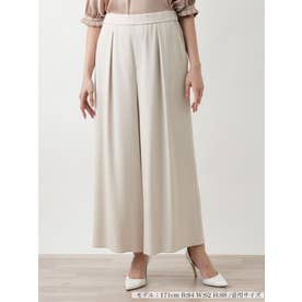 【店頭人気】ワイドパンツ （ベージュ）
