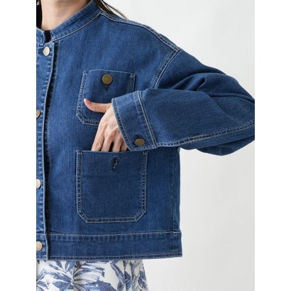【店頭人気】デニムジャケット【L JEANS】 （ネイビー系）｜詳細画像