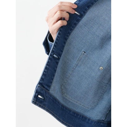 【店頭人気】デニムジャケット【L JEANS】 （ネイビー系）｜詳細画像