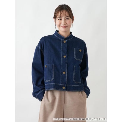【店頭人気】デニムジャケット【L JEANS】 （ネイビー系）｜詳細画像