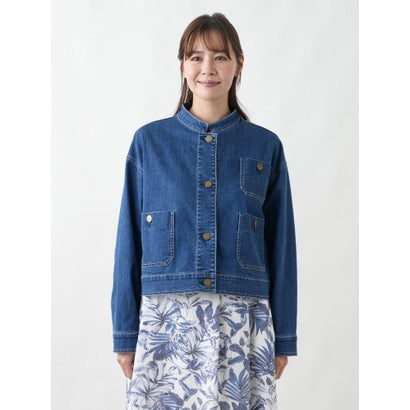 【店頭人気】デニムジャケット【L JEANS】 （ネイビー系）｜詳細画像