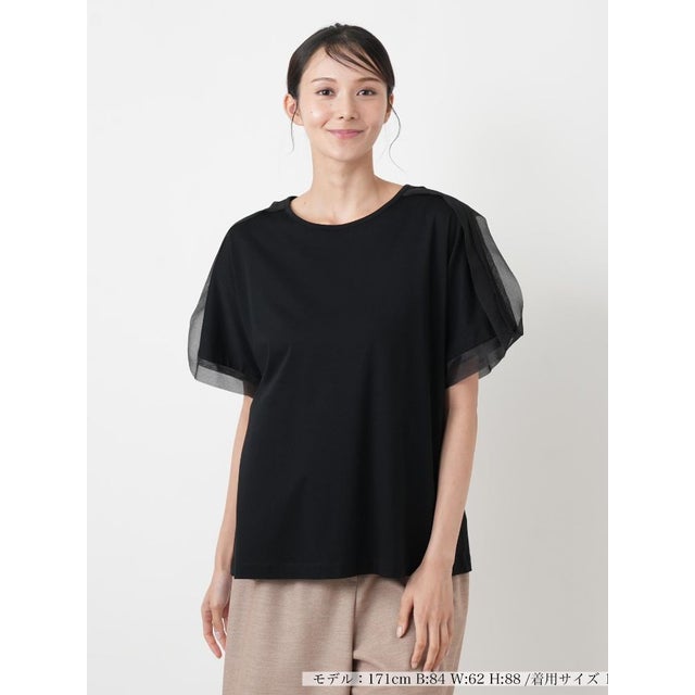 【店頭人気】カットソー （ブラック）