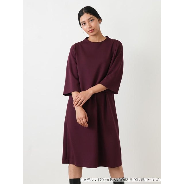 ワンピース【Leilian WHITE LABEL】 （ボルドー）