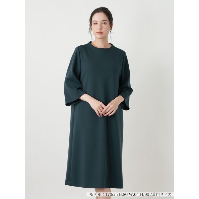 ワンピース【Leilian WHITE LABEL】 （モスグリーン）
