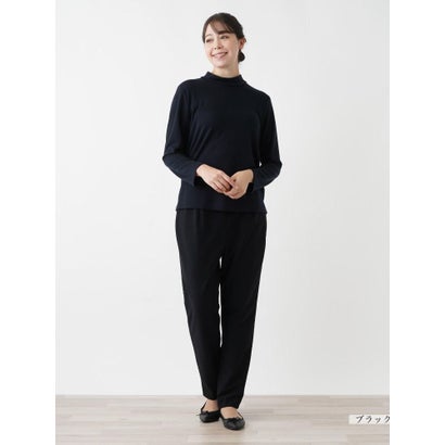 レリアンプラスハウス Leilian PLUS HOUSE 【店頭人気】あったかスリムパンツ （ネイビー）｜詳細画像
