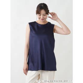 ブラウス【ROCHAS Premiere】 （ネイビー系）