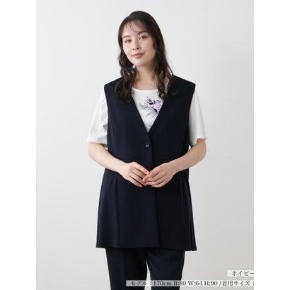 【店頭人気】Vネックベスト【プラス企画】 （ネイビー）｜詳細画像