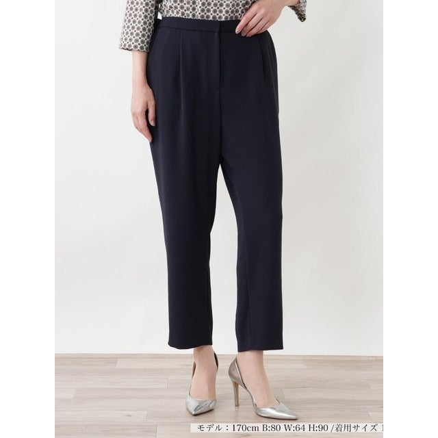 パンツ【Leilian WHITE LABEL】 （ネイビー）