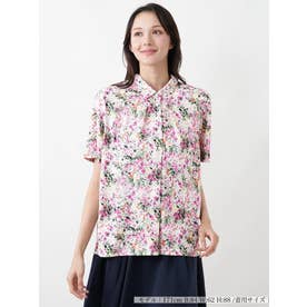 ポロシャツ【Leilian WHITE LABEL】【接触冷感】 （レッド）