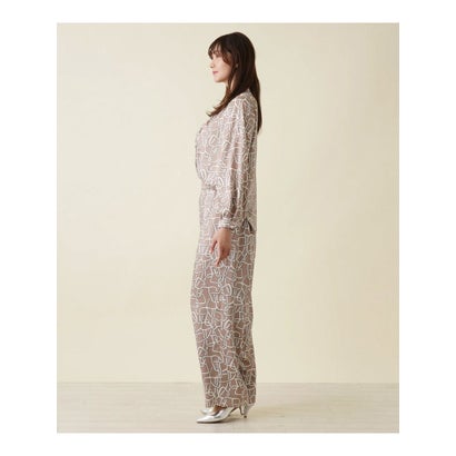 【セットアップ対応商品】ワイドワイドパンツ【ROCHAS Premiere】【ERICA】 （キャメル）｜詳細画像
