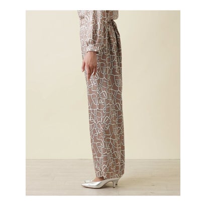 【セットアップ対応商品】ワイドワイドパンツ【ROCHAS Premiere】【ERICA】 （キャメル）｜詳細画像