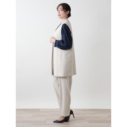 【店頭人気】ロングベスト【プラス企画】 （ネイビー）｜詳細画像