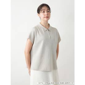 ラメニットポロシャツ【BOURGE】 （ベージュ）