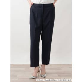 【店頭人気】クロップドパンツ【Leilian WHITE LABEL】 （ネイビー）