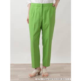 【店頭人気】クロップドパンツ【Leilian WHITE LABEL】 （ピーコックグリーン）